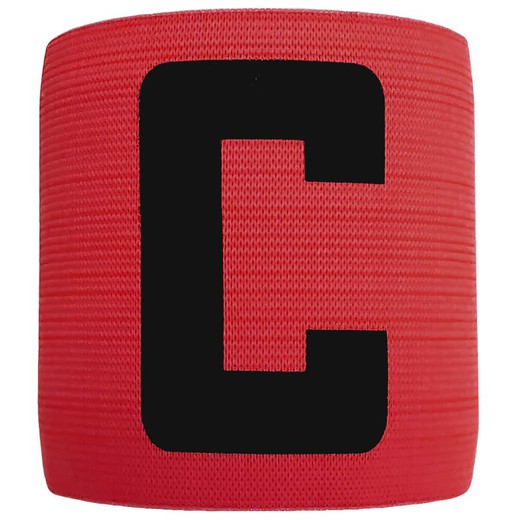 Brazalete Capitán Velcro Rojo