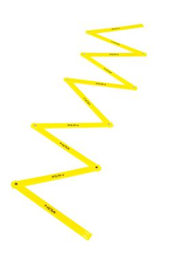 Escalera Agilidad Zig-Zag 4 Mtr